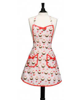 Jessie Steele Bib Audrey Cupcakes Apron