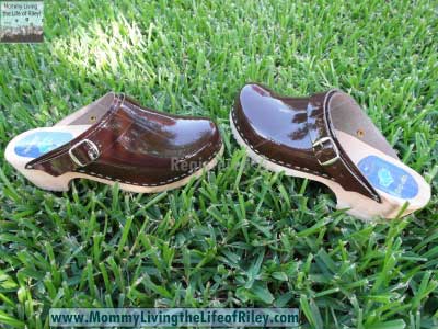 Cape Clogs Brown Patent Leather Clogs